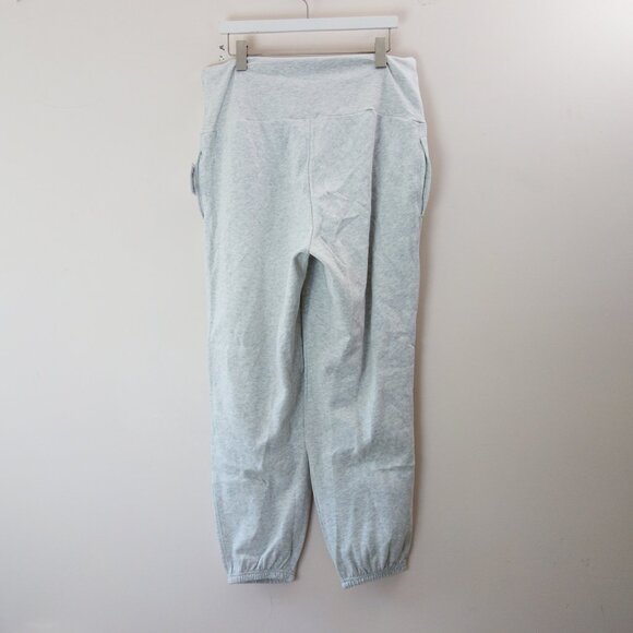 Old Navy Maternity So Comfy Fleece Lined Soft Joggers Light Grey (L) NWT! - Picture 4 of 10
